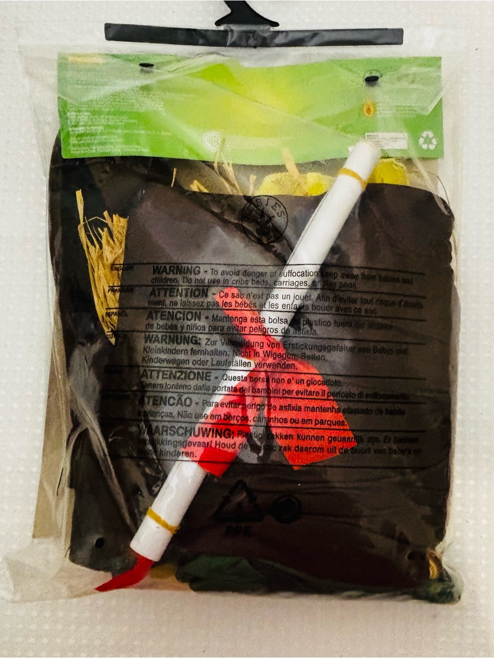 Rubie's Official Wizard of OZ Scarecrow Adult Costume 6 Piece Set New In Package - Picture 8 of 8